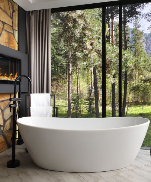 Deluxe Room with Panoramic View and Fireplace